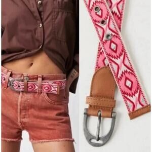 Free People Moving To Mars Handmade Belt‎ size Large/XL New